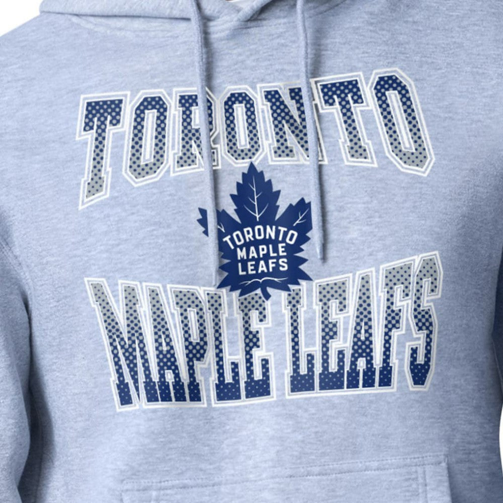 Toronto Maple Leafs Starter Comic Style Team Graphic Hoodie Gray