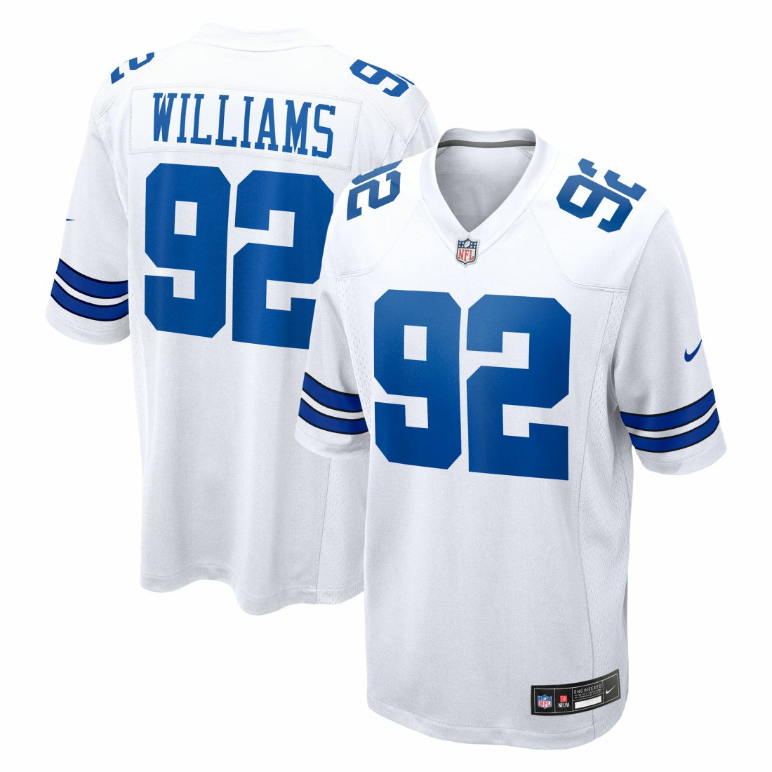 Quinnen Williams Dallas Cowboys Game Jersey - White