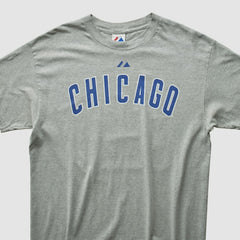Chicago Cubs Majestic 2010 T-shirt Heather Gray Vintage