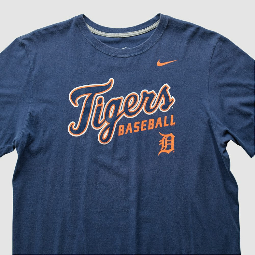 Detroit Tigers 2010s T-shirt Navy Vintage | Nike