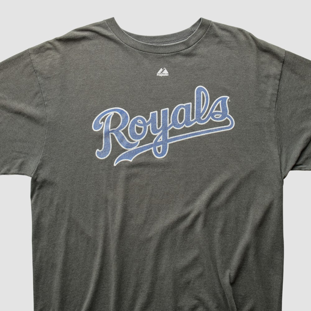 Kansas City Royals Majestic 2010s T-shirt Charcoal Vintage