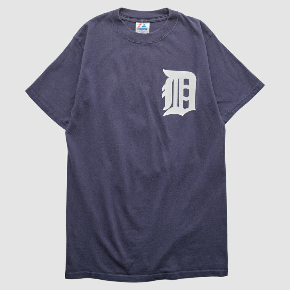 Detroit Tigers Majestic 2000s T-shirt Navy Vintage