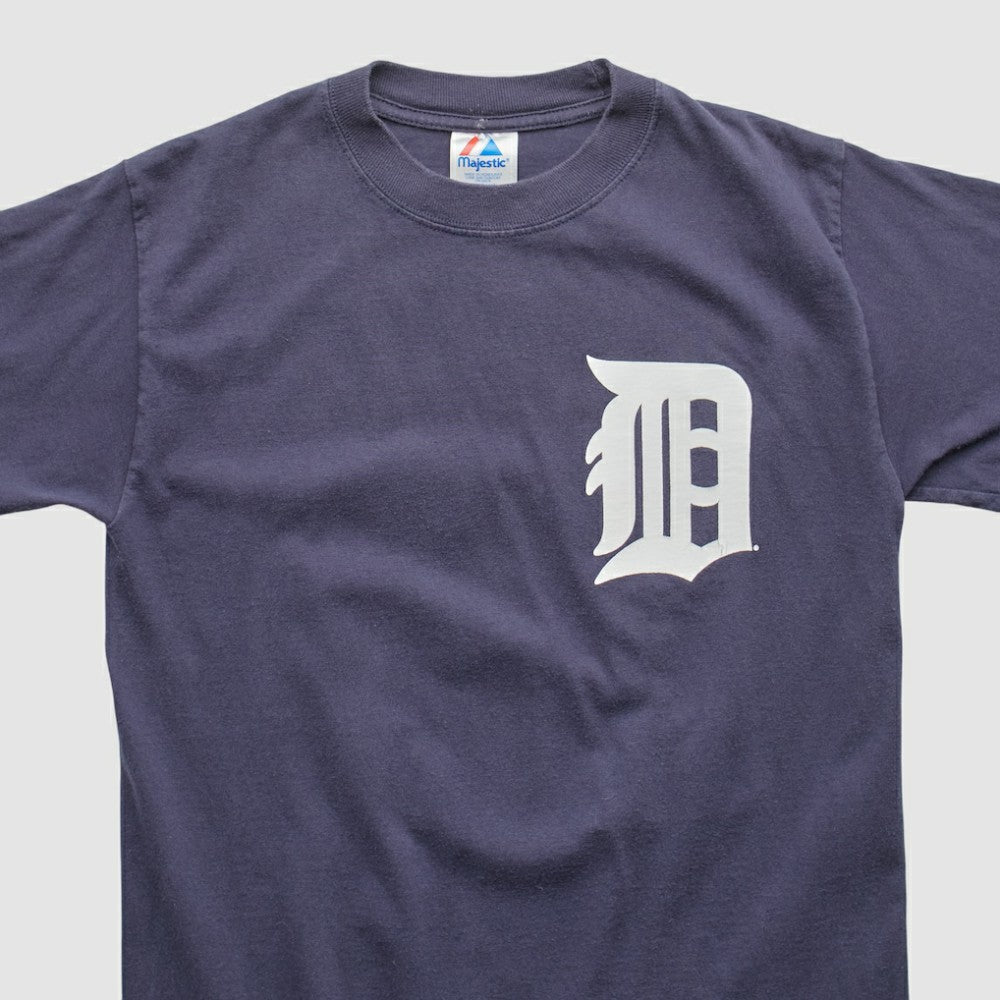 Detroit Tigers Majestic 2000s T-shirt Navy Vintage