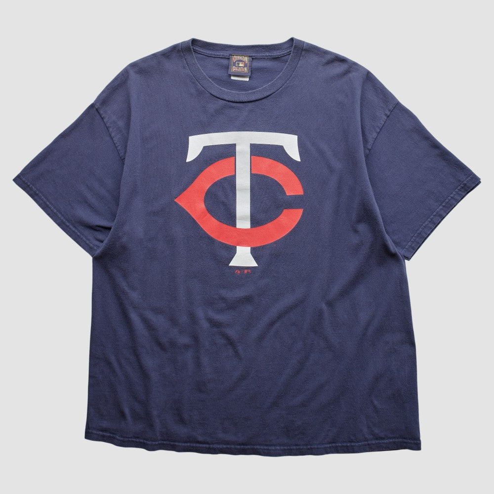 Minnesota Twins Majestic 2000s T-shirt Navy Vintage