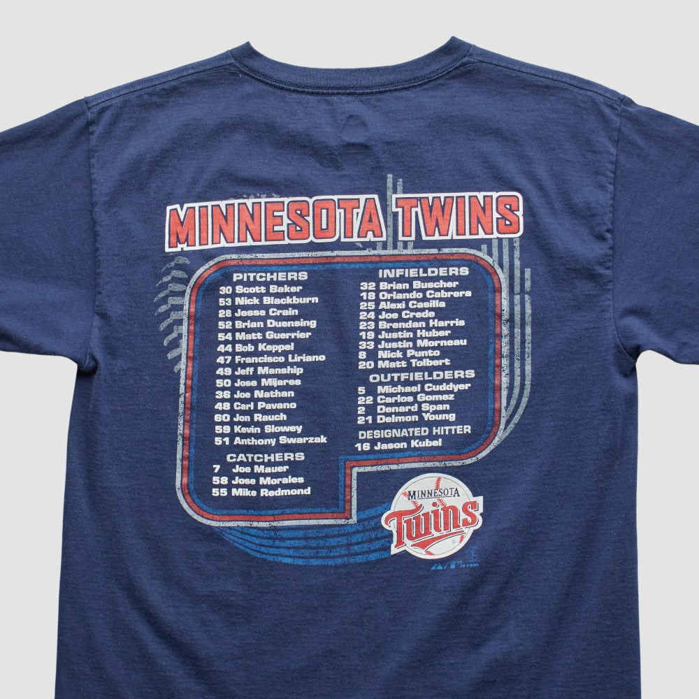 Minnesota Twins Majestic 2009 T-shirt Navy Vintage