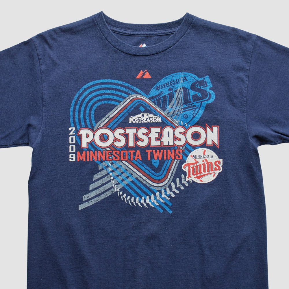 Minnesota Twins Majestic 2009 T-shirt Navy Vintage