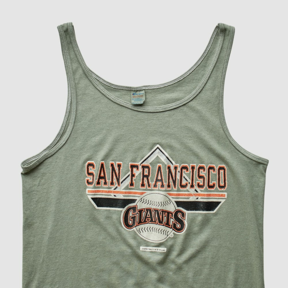San Francisco Giants Champion 90s Tank Olive Vintage