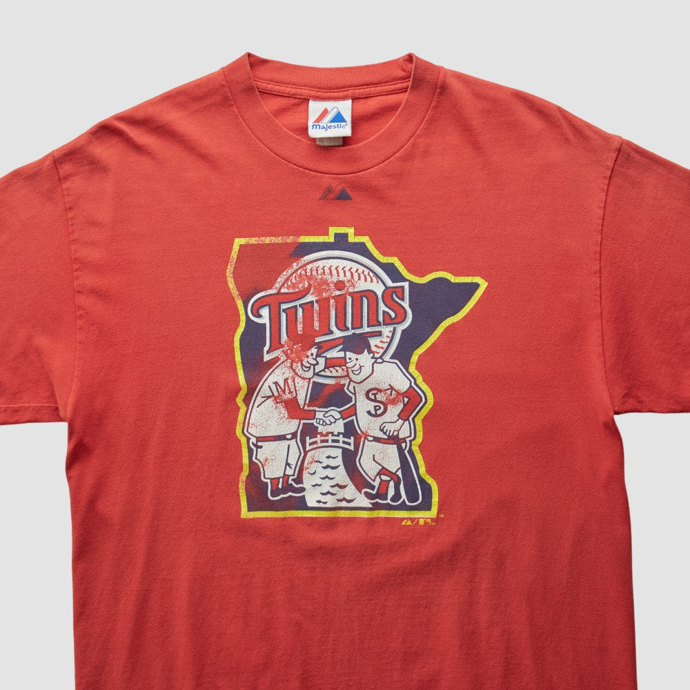 Minnesota Twins Majestic 2010 T-shirt Red Vintage