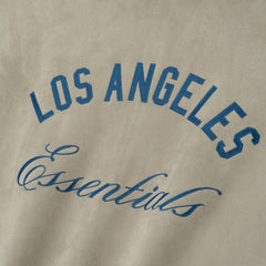 Los Angeles Dodgers Fear of God x MLB Unisex Modern Suede Half-Zip Jacket Gray