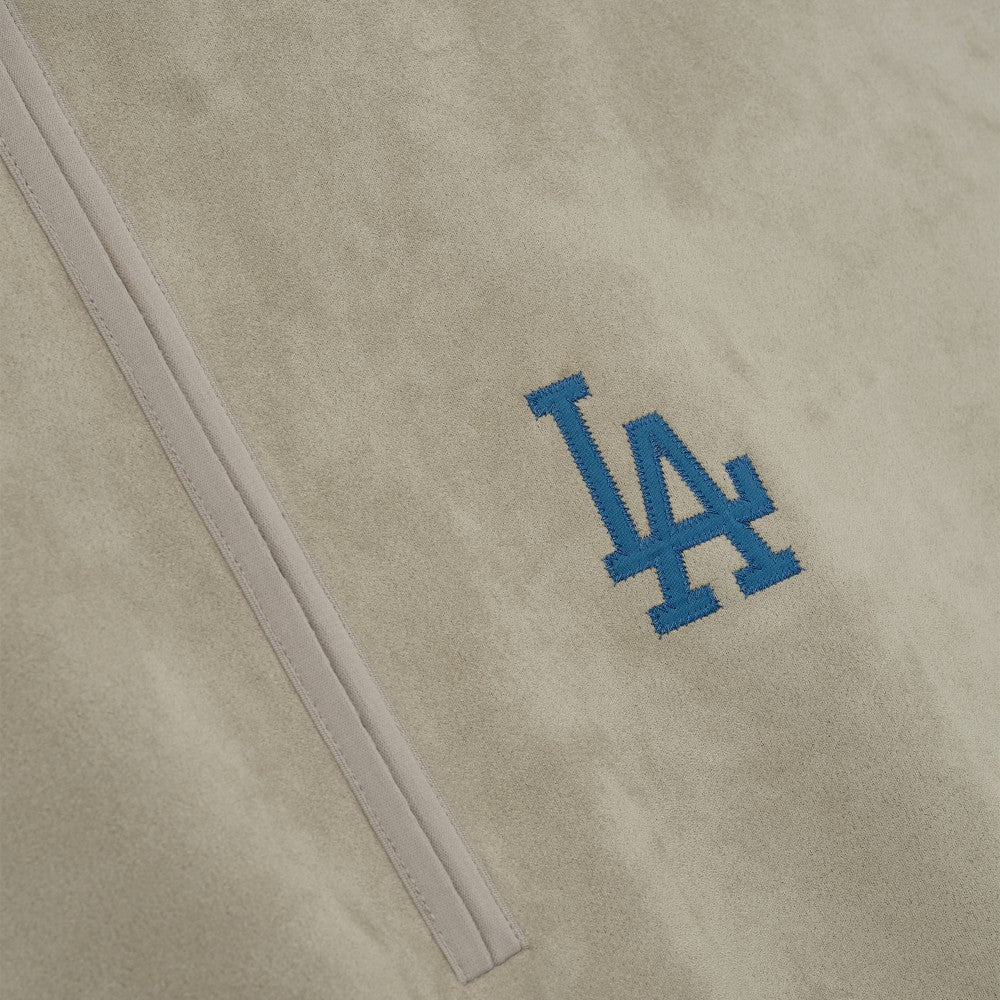 Los Angeles Dodgers Fear of God x MLB Unisex Modern Suede Half-Zip Jacket Gray