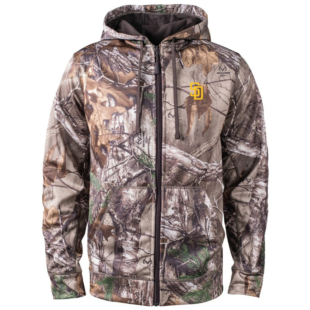 San Diego Padres Dunbrooke Trophy Realtree Full-Zip Hoodie Camo
