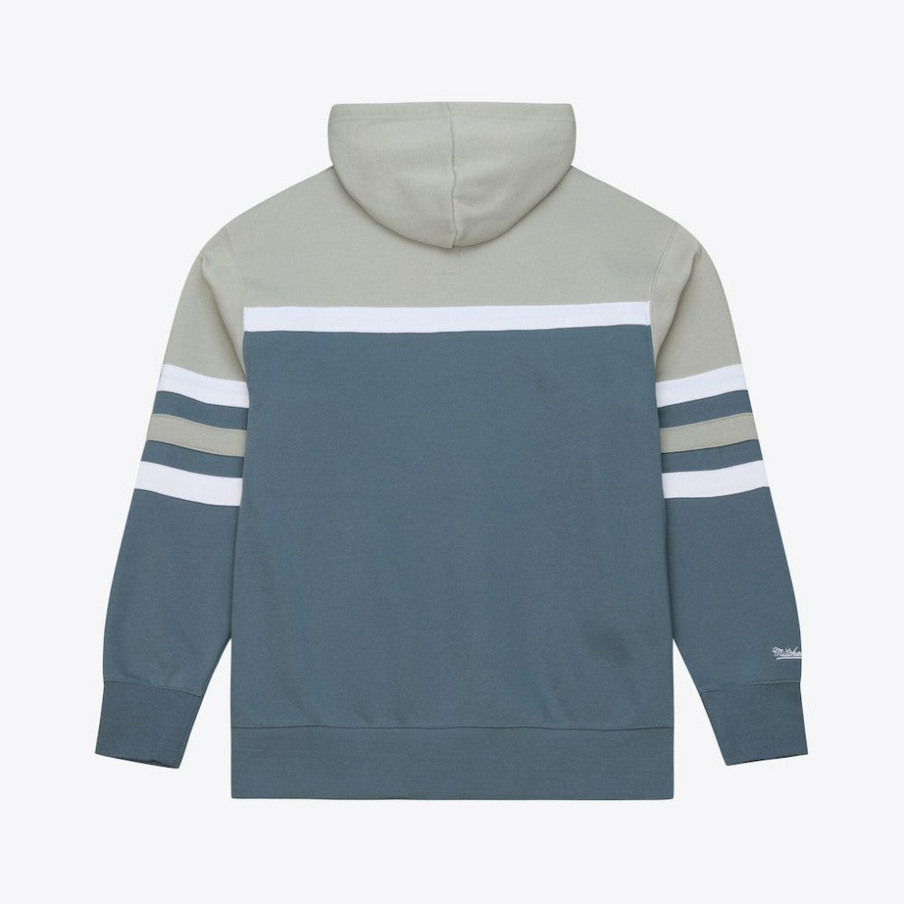 Baltimore Orioles Cooperstown Collection Thunderstorm Head Coach Hoodie Gray | Mitchell & Ness