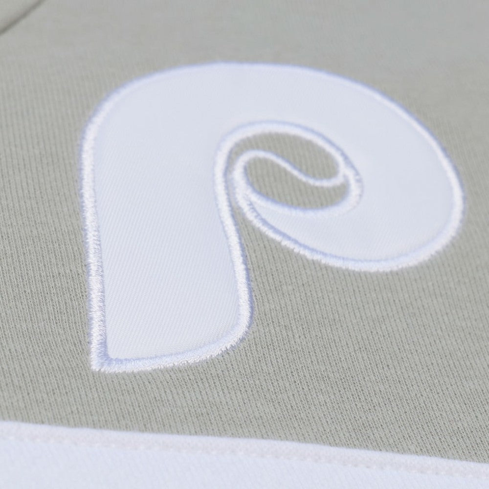 Philadelphia Phillies Cooperstown Collection Thunderstorm Head Coach Hoodie Gray | Mitchell & Ness