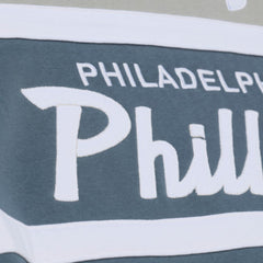 Philadelphia Phillies Cooperstown Collection Thunderstorm Head Coach Hoodie Gray | Mitchell & Ness