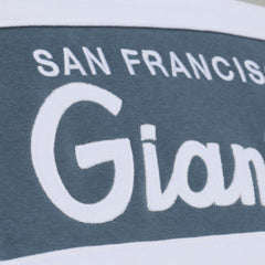 San Francisco Giants Cooperstown Collection Thunderstorm Head Coach Hoodie Gray | Mitchell & Ness
