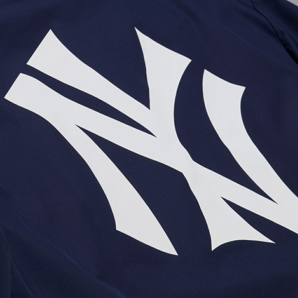 New York Yankees Full-Snap Hooded Coaches Jacket Navy | Mitchell & Ness