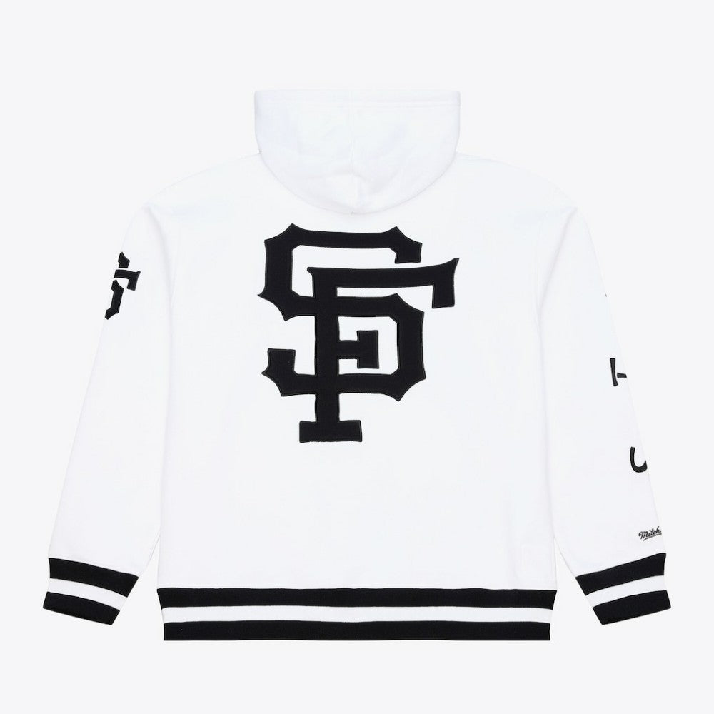San Francisco Giants Cooperstown Collection Fleece Hoodie White | Mitchell & Ness
