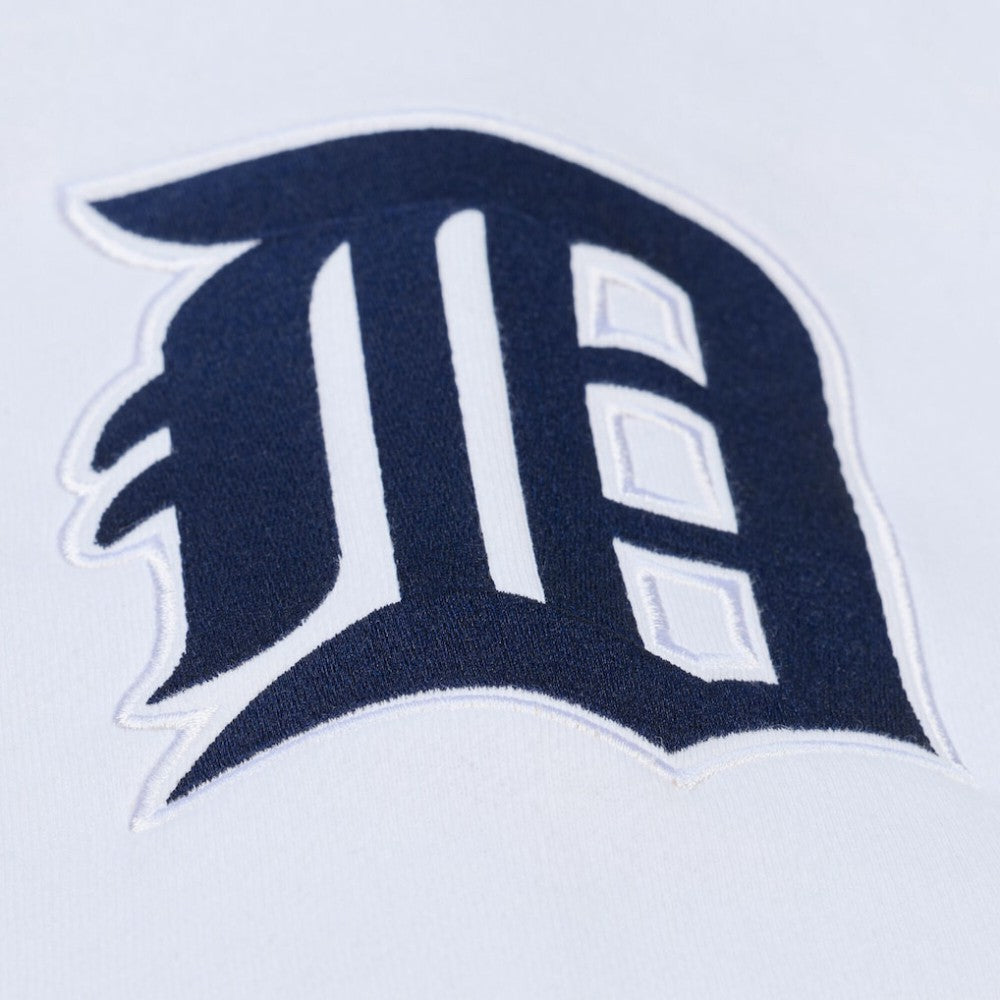 Detroit Tigers Cooperstown Collection Fleece Hoodie White | Mitchell & Ness