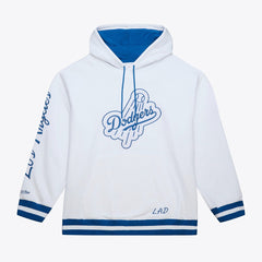 Los Angeles Dodgers Cooperstown Collection Fleece Hoodie White | Mitchell & Ness