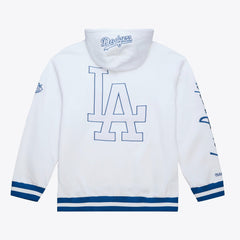 Los Angeles Dodgers Cooperstown Collection Fleece Hoodie White | Mitchell & Ness