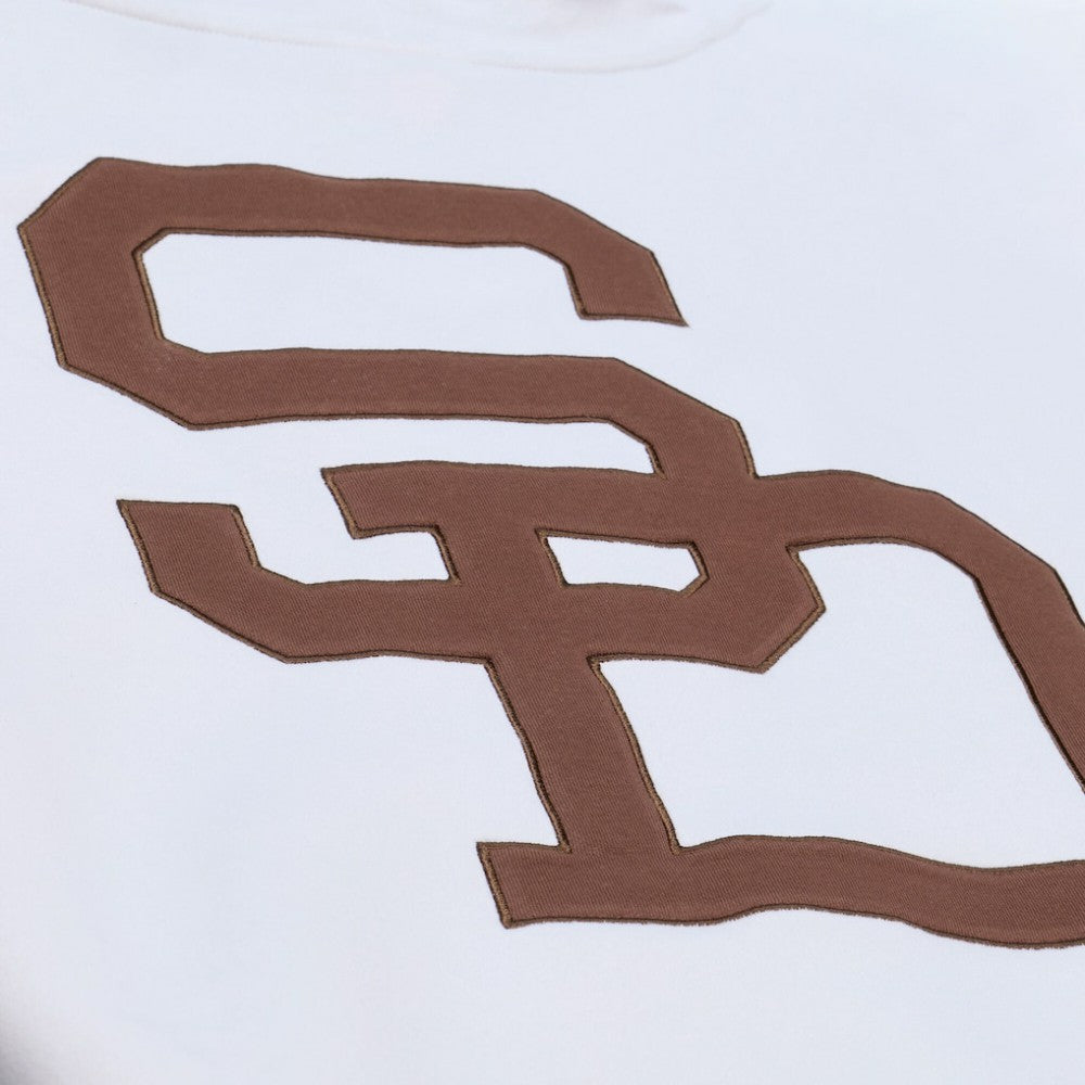 San Diego Padres Cooperstown Collection Fleece Hoodie White | Mitchell & Ness