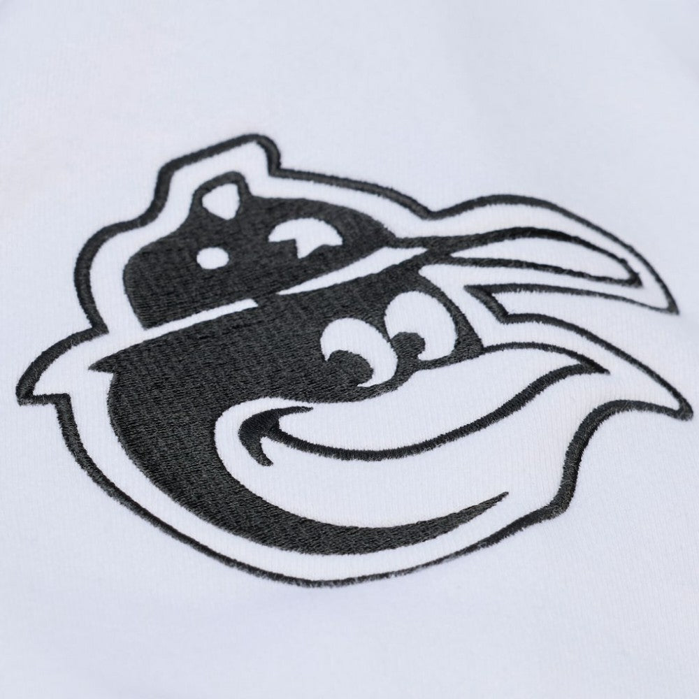 Baltimore Orioles Cooperstown Collection Fleece Hoodie White | Mitchell & Ness