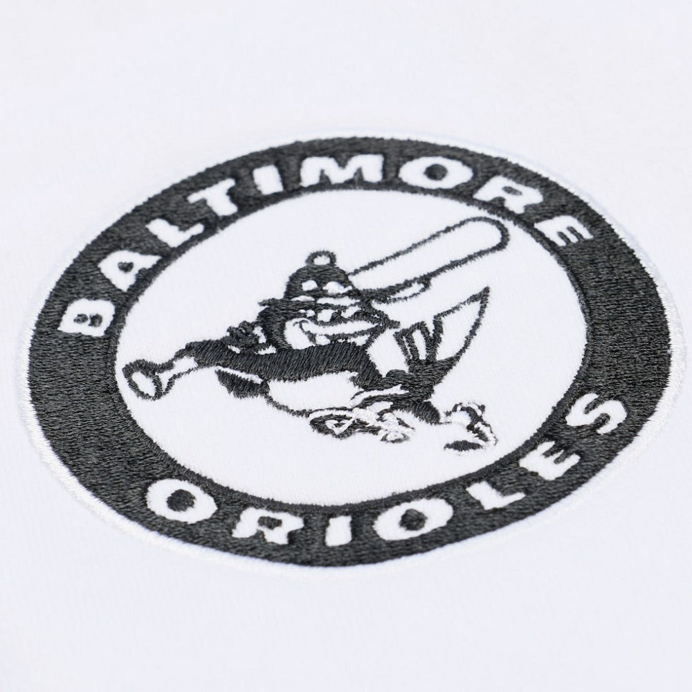 Baltimore Orioles Arctic Fleece Sweatshirt White | Mitchell & Ness