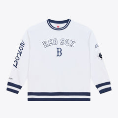 Boston Red Sox Arctic Fleece Sweatshirt White | Mitchell & Ness