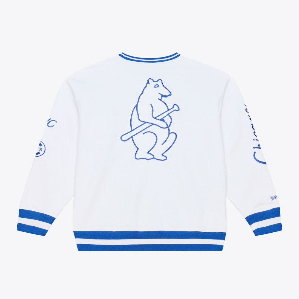 Chicago Cubs Arctic Fleece Sweatshirt White | Mitchell & Ness