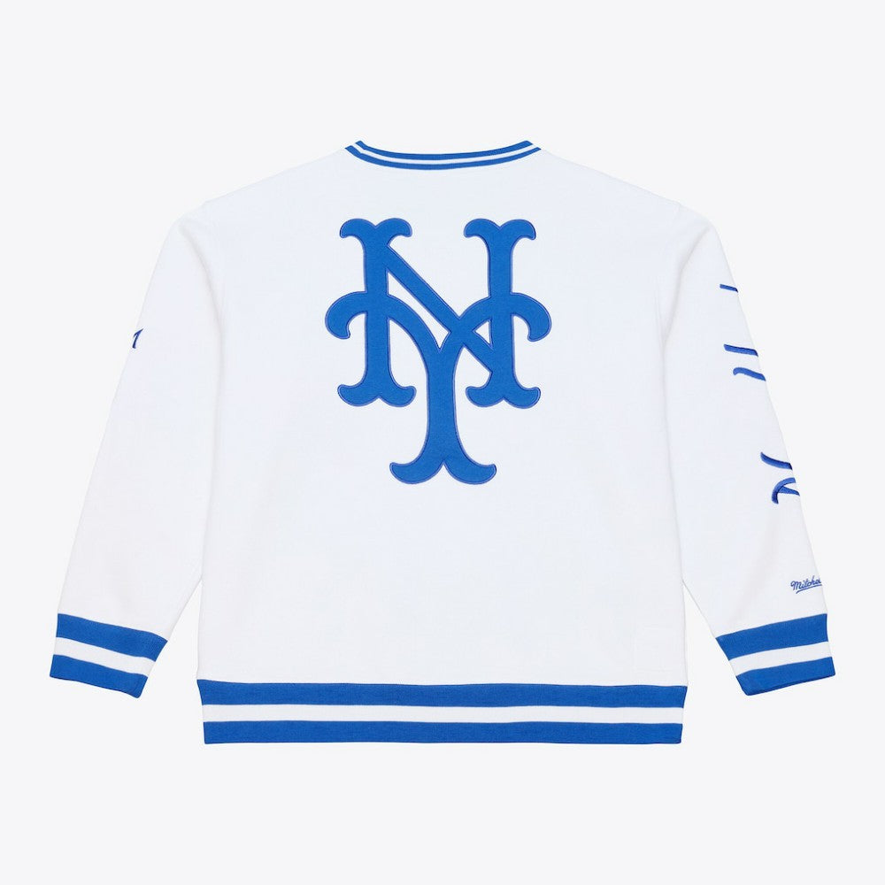 New York Mets Arctic Fleece Sweatshirt White | Mitchell & Ness