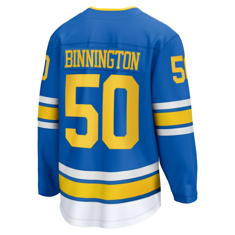 Jordan Binnington St. Louis Blues Fanatics Home Breakaway Jersey Blue