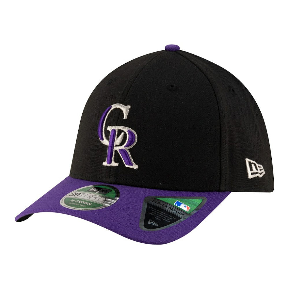 Colorado Rockies Alternate Player Replica 39THIRTY M-Crown Flex Hat Black | New Era