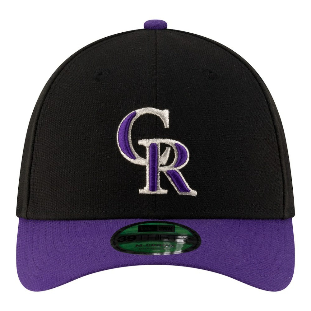Colorado Rockies Alternate Player Replica 39THIRTY M-Crown Flex Hat Black | New Era