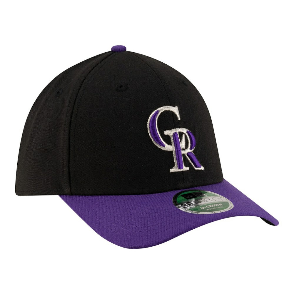 Colorado Rockies Alternate Player Replica 39THIRTY M-Crown Flex Hat Black | New Era