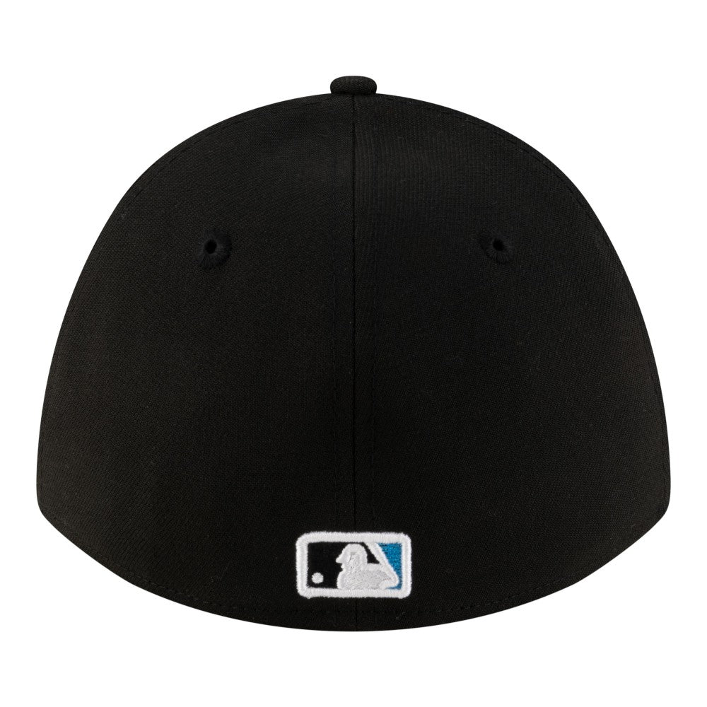 Miami Marlins Player Replica 39THIRTY M-Crown Flex Hat Black | New Era