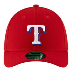 Texas Rangers Player Replica 39THIRTY M-Crown Flex Hat Red | New Era