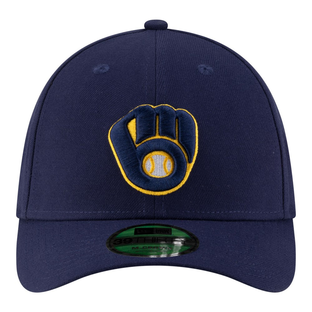 Milwaukee Brewers Player Replica 39THIRTY M-Crown Flex Hat Navy | New Era