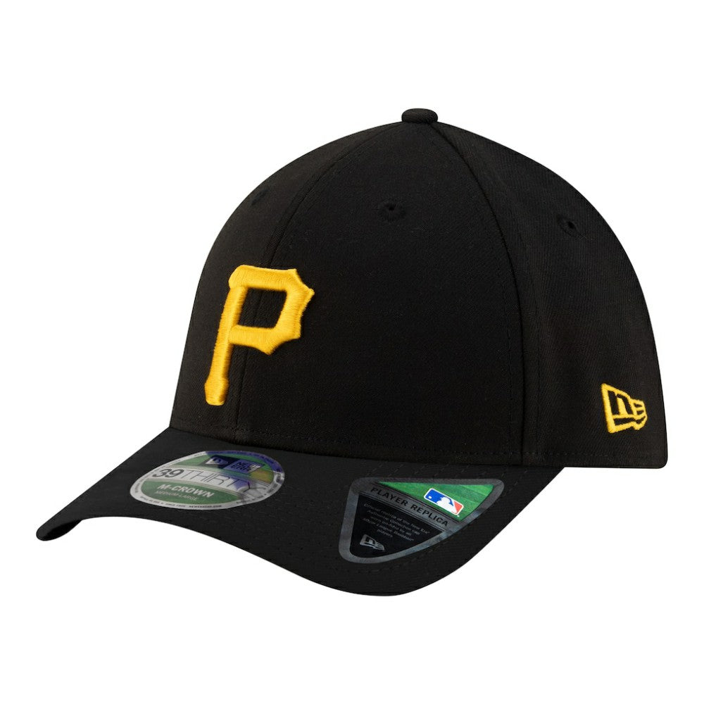 Pittsburgh Pirates Player Replica 39THIRTY M-Crown Flex Hat Black | New Era