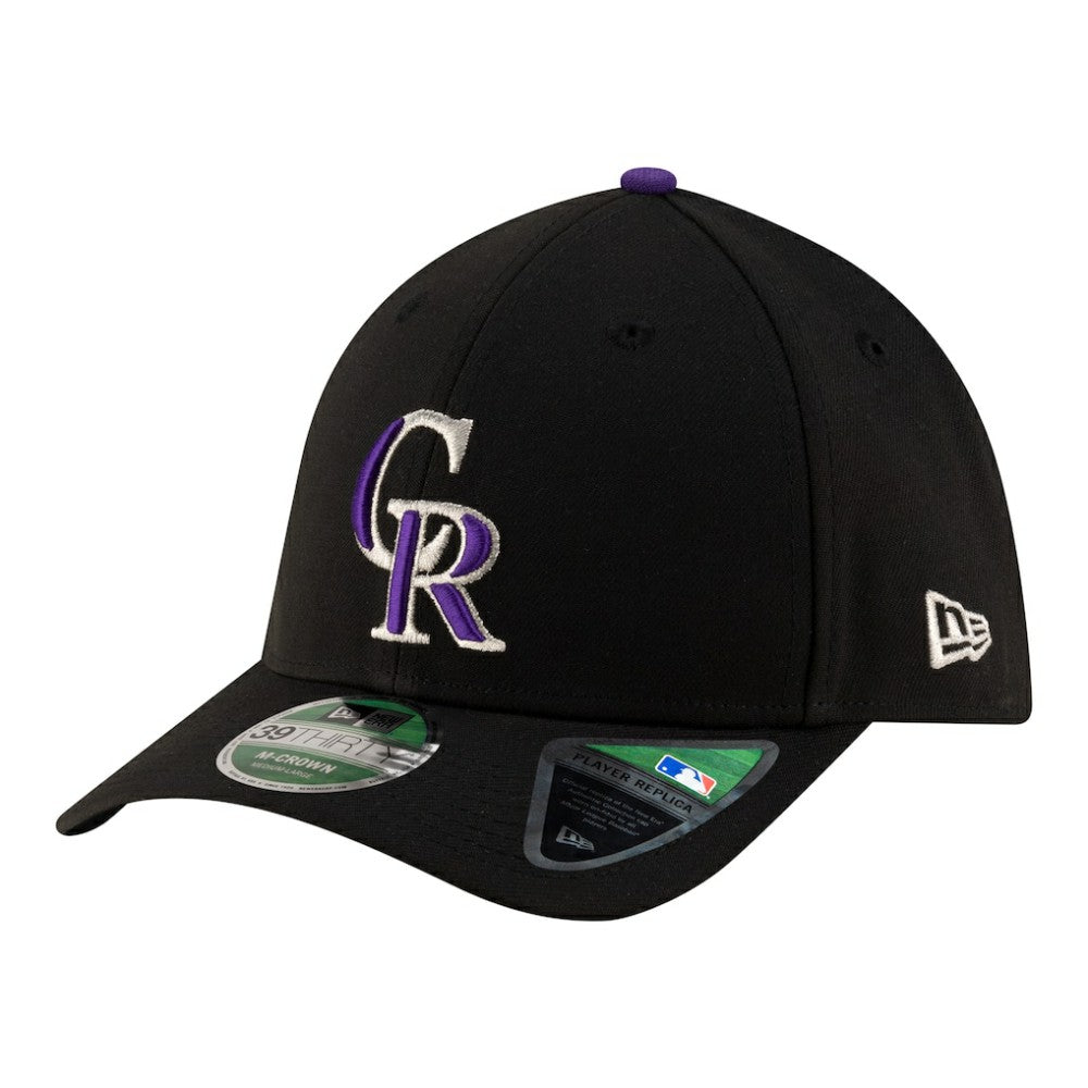 Colorado Rockies Player Replica 39THIRTY M-Crown Flex Hat Black | New Era