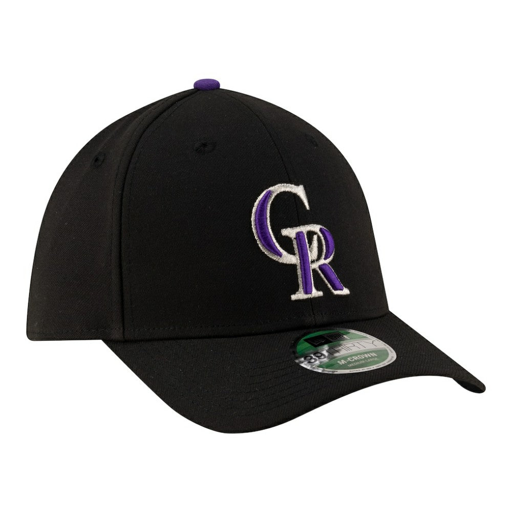 Colorado Rockies Player Replica 39THIRTY M-Crown Flex Hat Black | New Era