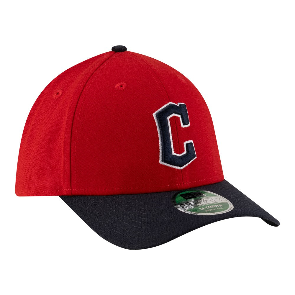Cleveland Guardians Player Replica 39THIRTY M-Crown Flex Hat Red | New Era
