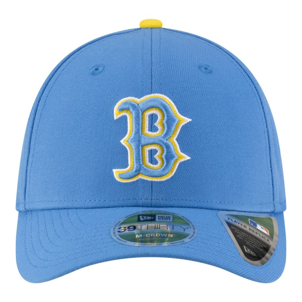 Boston Red Sox Player Replica 39THIRTY M-Crown Flex Hat Light Blue | New Era