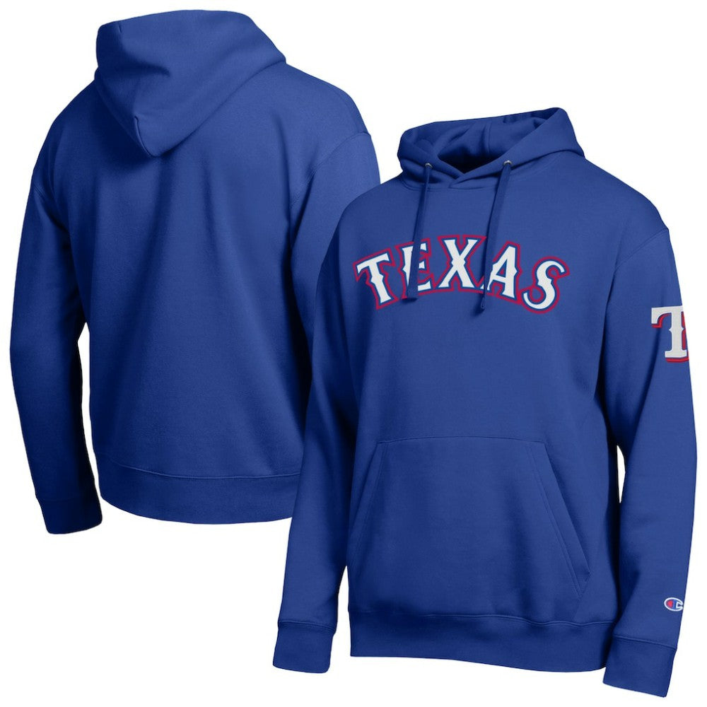 Texas Rangers Champion All Star Wordmark Hoodie Royal