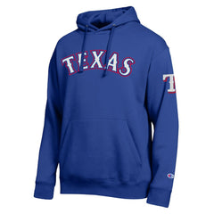 Texas Rangers Champion All Star Wordmark Hoodie Royal