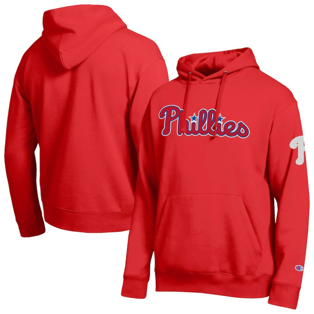 Philadelphia Phillies Champion All Star Wordmark Hoodie Red