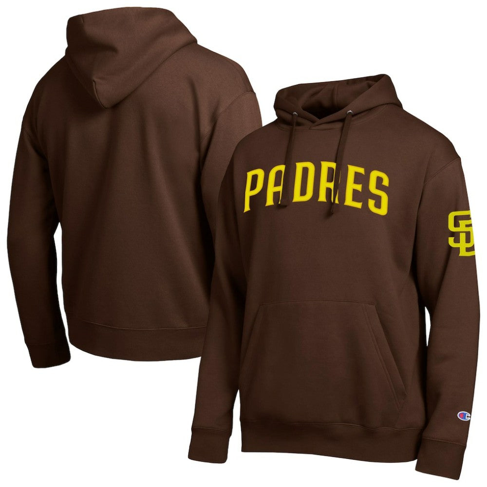 San Diego Padres Champion All Star Wordmark Hoodie Brown