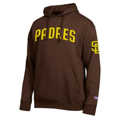San Diego Padres Champion All Star Wordmark Hoodie Brown