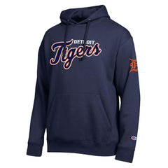 Detroit Tigers Champion All Star Wordmark Hoodie Navy