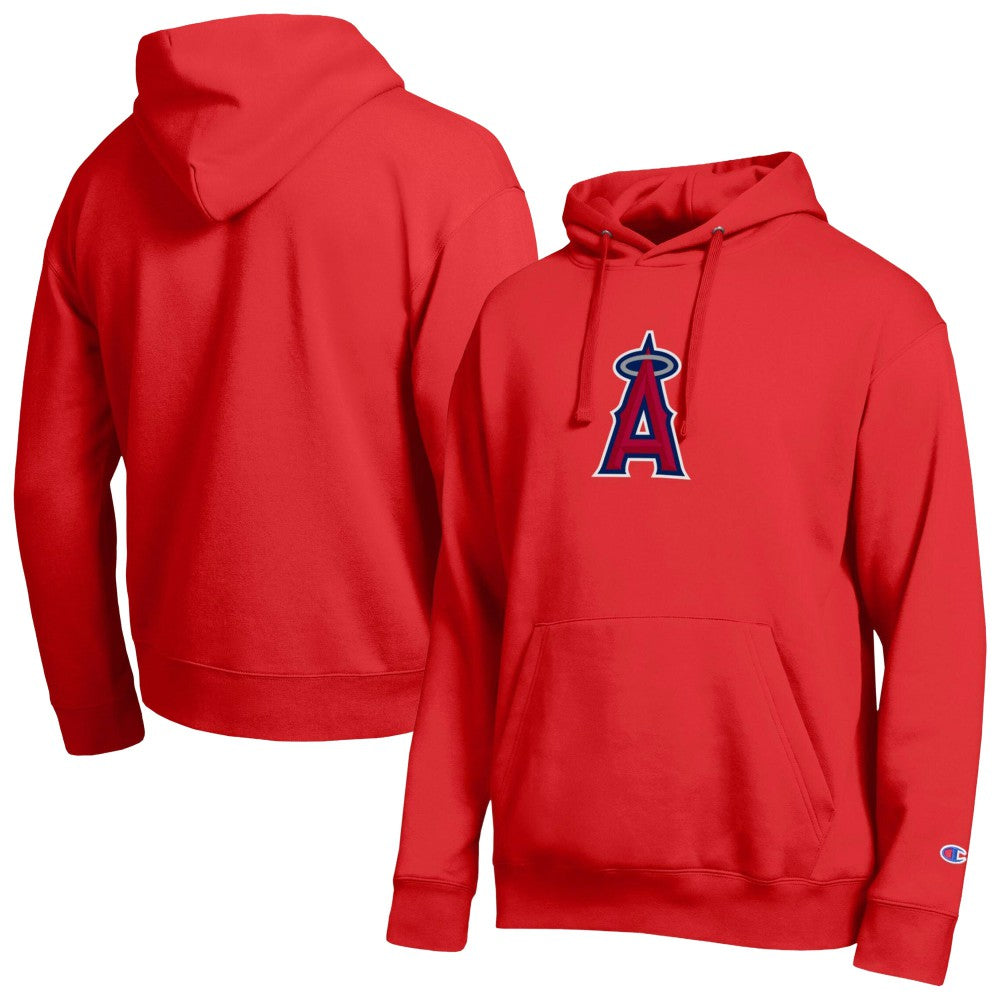 Los Angeles Angels Champion All Star Embroidered Logo Hoodie Red