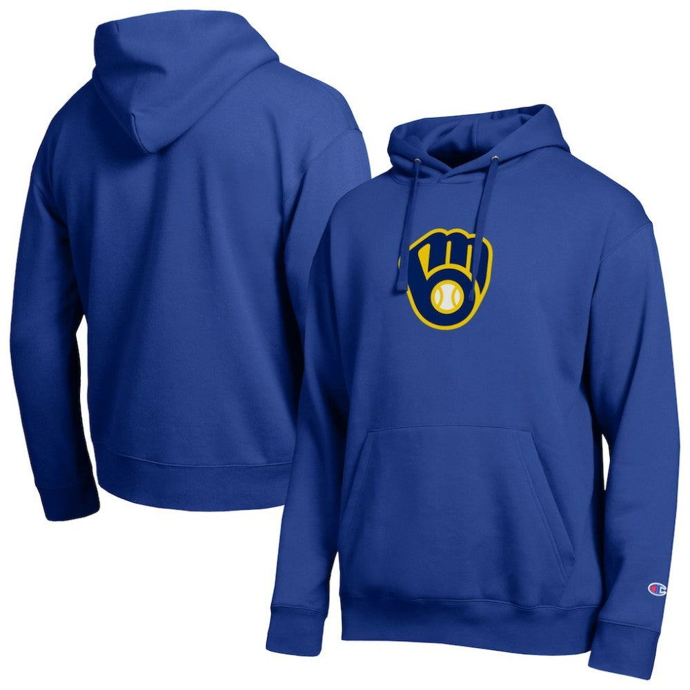 Milwaukee Brewers Champion All Star Embroidered Logo Hoodie Royal
